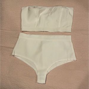 NWOT - Fashion Nova ‘Dance Until Dawn Bikini in White’